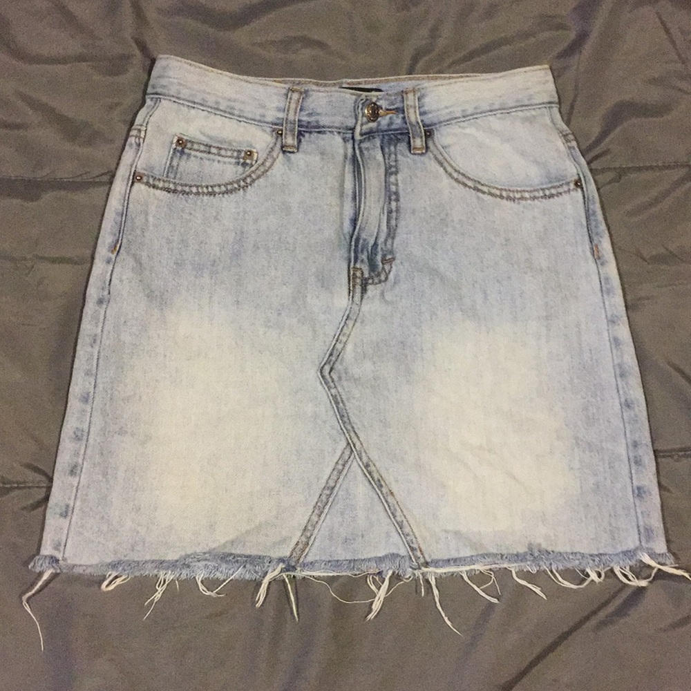 100% cotton denim skirt